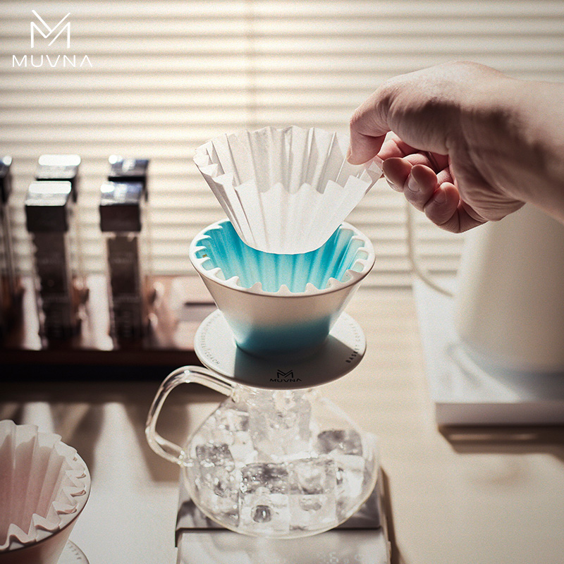 Coffee Equipment For Home - MUVNA Natural Paper Filter for Pour