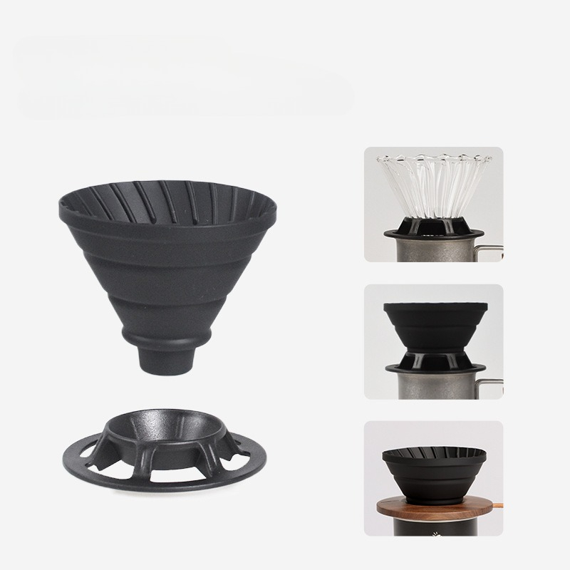Portable Folding Silicone Coff - đánh giá và giá Coffee Equipment V60