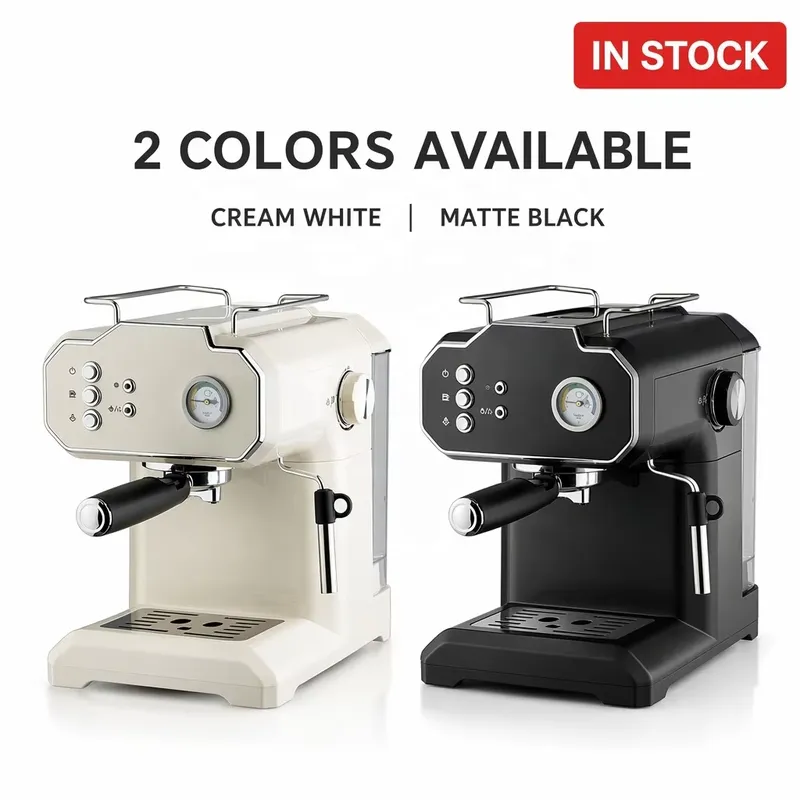 Retro Semi Automatic Espresso  - đánh giá và giá Pressure Gauge Espresso