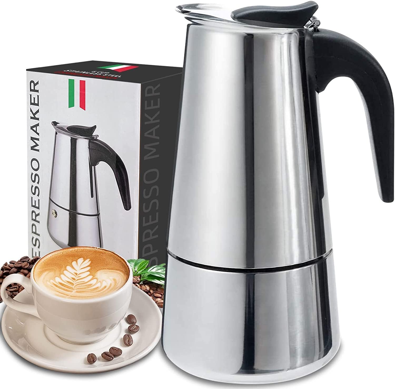 4/6/9 ly Moka nồi Caffe máy Es - đánh giá và giá Coffee Equipment For Home